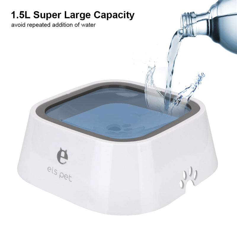 Smart Anti-Overflow Water Bowl for Dogs and Cats