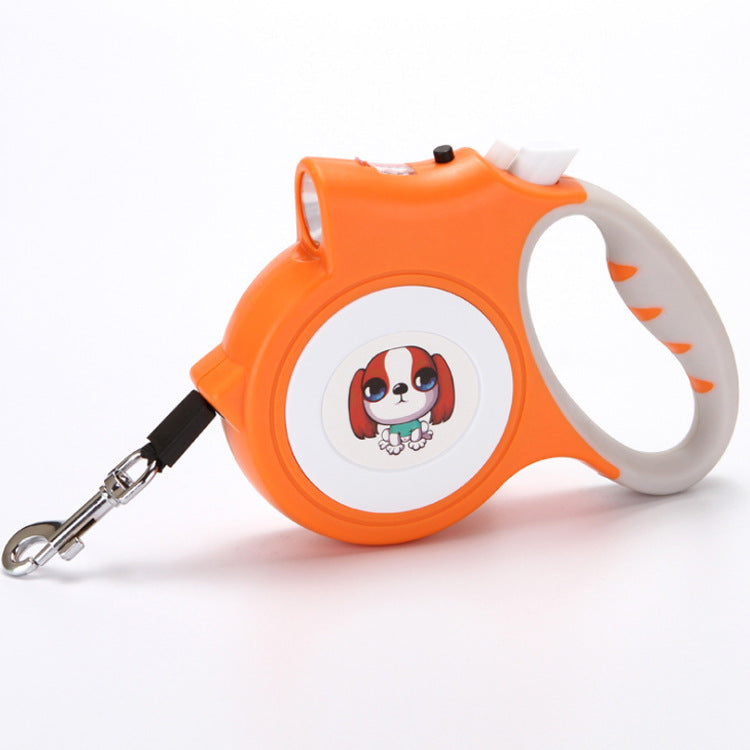 Smart Auto Dog Leash with Light for Night Adventures