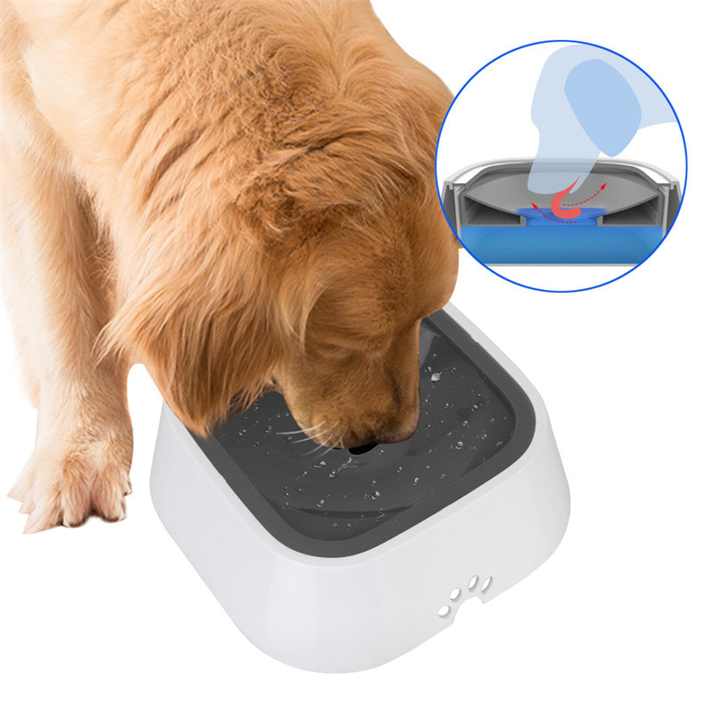 Smart Anti-Overflow Water Bowl for Dogs and Cats